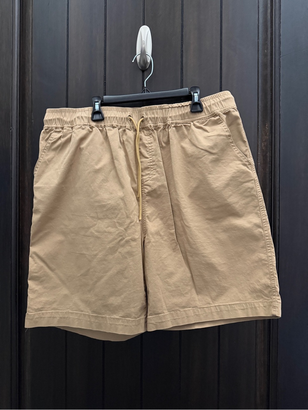 Little Bipsy Men's Tan Drawstring Flat Front Shorts